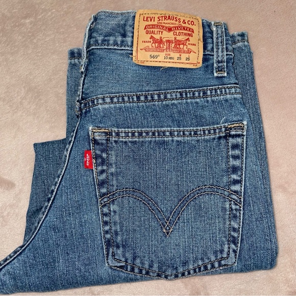 Vintage Levi’s 569 loose straight jean size 10 regular - Picture 1 of 12